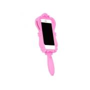 Roze Barbie Spiegel iPhone 6 Moschino , Pink , Dames