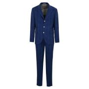 Single Breasted Suits Brunello Cucinelli , Blue , Heren