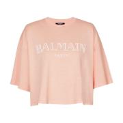 Vintage T-shirt Balmain , Orange , Dames