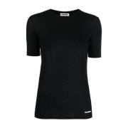 T-Shirts Jil Sander , Black , Dames