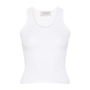 Sleeveless Tops Ermanno Scervino , White , Dames