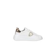 Dierenprint Lage Top Sneakers Philippe Model , White , Dames