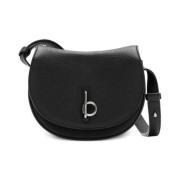 Zwarte Stijlvolle Tassen Burberry , Black , Dames