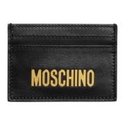 Credit card holder Moschino , Black , Heren