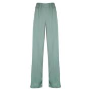 Wide Trousers D.Exterior , Green , Dames