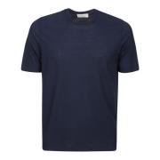 Katoenen T-Shirt Korte Mouwen Filippo De Laurentiis , Blue , Heren