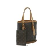 Pre-owned Canvas louis-vuitton-bags Louis Vuitton Vintage , Brown , Da...