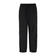 Straight Trousers Burberry , Black , Heren