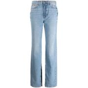 Straight Jeans Twinset , Blue , Dames