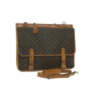 Pre-owned Canvas louis-vuitton-bags Louis Vuitton Vintage , Brown , Da...