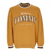 Relaxed Varsity Sweater Alchemy Yellow Tommy Hilfiger , Yellow , Heren