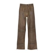 Trousers VON Dutch , Green , Dames