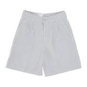 Zilveren Sonic Garment Dyed Shorts Carhartt Wip , Gray , Heren