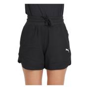 Short Shorts Puma , Black , Dames