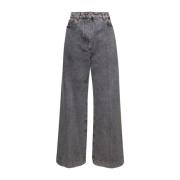 Wide Jeans Etro , Gray , Dames