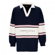 Colorblock Rugby Polo Dames Tommy Hilfiger , Multicolor , Dames