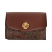 Bruine Damesportemonnee Etro , Brown , Dames