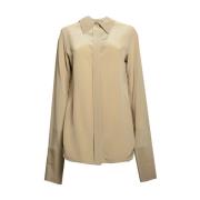 Beige Shirts voor Sportieve Stijl Sportmax , Beige , Dames