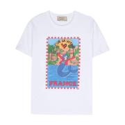 Viva La Vita France Grafisch T-shirt Alessandro Enriquez , White , Dam...