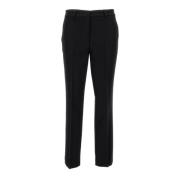 Suit Trousers Plain Units , Black , Dames