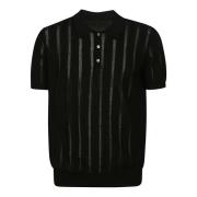Polo Shirts Roberto Collina , Black , Heren