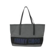 Pre-owned Fabric shoulder-bags Jimmy Choo Pre-owned , Gray , Dames