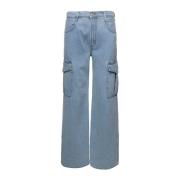 Wide Jeans Agolde , Blue , Dames