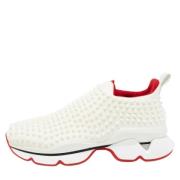 Pre-owned Fabric sneakers Christian Louboutin Pre-owned , White , Here...