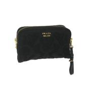 Pre-owned Nylon wallets Prada Vintage , Black , Dames