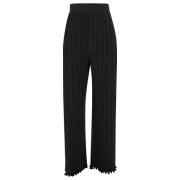 Wide Trousers Lanvin , Black , Dames