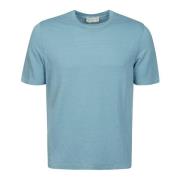 Linnen T-shirt met korte mouwen Filippo De Laurentiis , Green , Heren