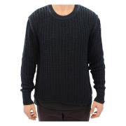 Round-neck Knitwear Dolce & Gabbana , Blue , Heren