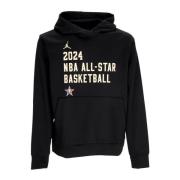 NBA All Star Game Fleece Hoodie Jordan , Black , Heren