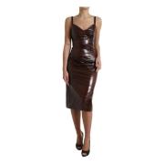 Midi Dresses Dolce & Gabbana , Brown , Dames