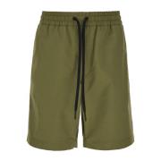 Stijlvolle Zomer Shorts voor Mannen Moncler , Green , Heren