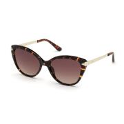 Stijlvolle zonnebril Gu7658 voor dames Guess , Brown , Dames