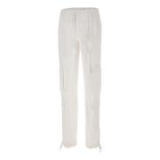 Witte Damesbroek Dondup , White , Dames