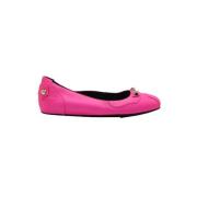 Pre-owned Leather flats Balenciaga Vintage , Pink , Dames