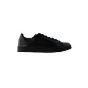 Pre-owned Leather sneakers Yohji Yamamoto Pre-owned , Black , Dames