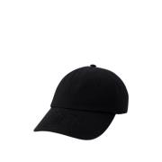Zwarte Applique Cap - Synthetisch - Leer Burberry , Black , Unisex