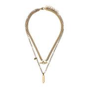 Stijlvolle Collane Ketting Alexander McQueen , Yellow , Dames