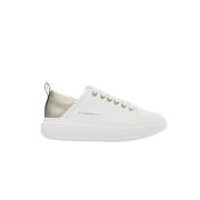 Wit Goud Wembley Vrouw Sneakers Alexander Smith , White , Dames