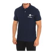 Polo met Korte Mouwen Plein Sport , Blue , Heren