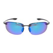 Rechthoekig Metalen Frame Zonnebril Ho'okipa Maui Jim , Gray , Unisex