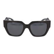 Vierkante Frame Zonnebril VE 4409 Versace , Black , Dames