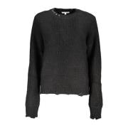 Sweater met Contrastdetails Patrizia Pepe , Black , Dames