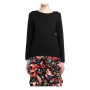 Zwarte Wollen Trui Comme des Garçons , Black , Dames