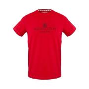 Heren Klassieke Logo T-shirt Aquascutum , Red , Heren