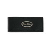 Luxe Groene Leren Geldclip Dolce & Gabbana , Black , Heren