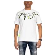 Scribble Tee in Off-white My Brand , White , Heren